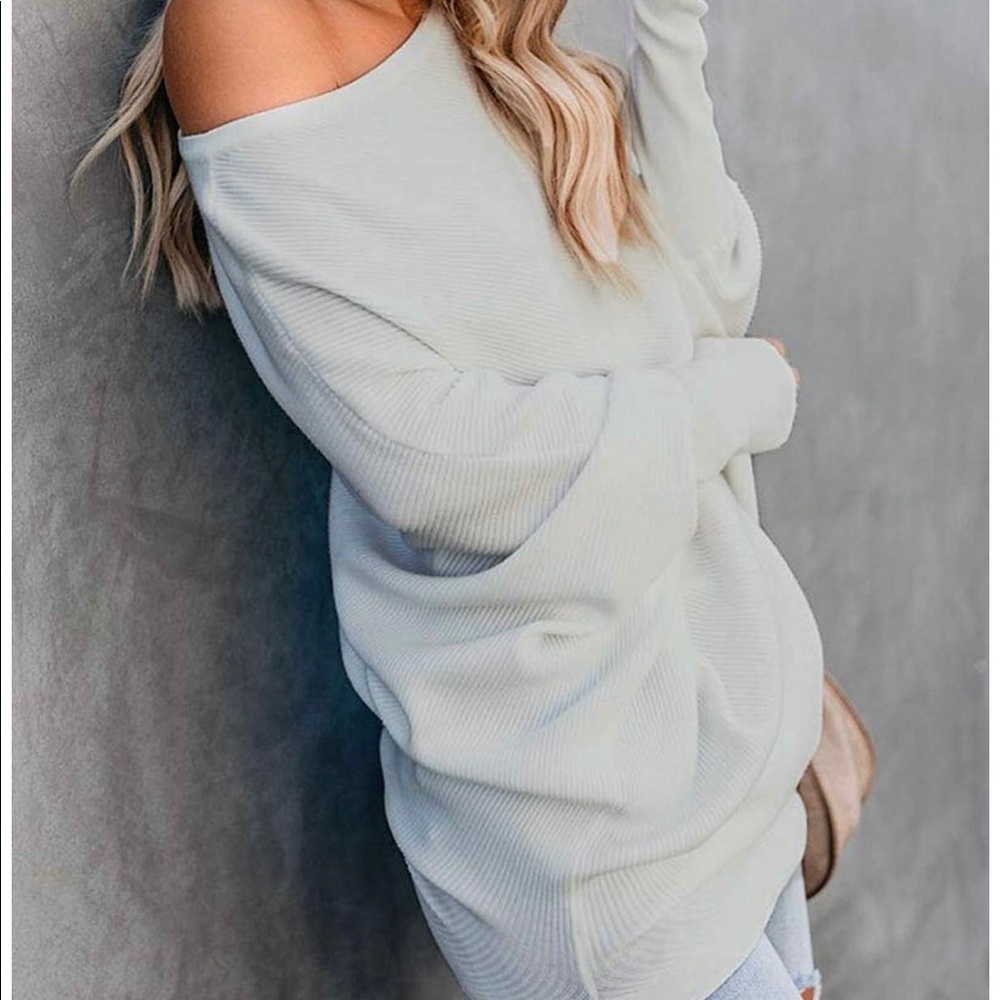 Off shoulder sweater - brand new!
